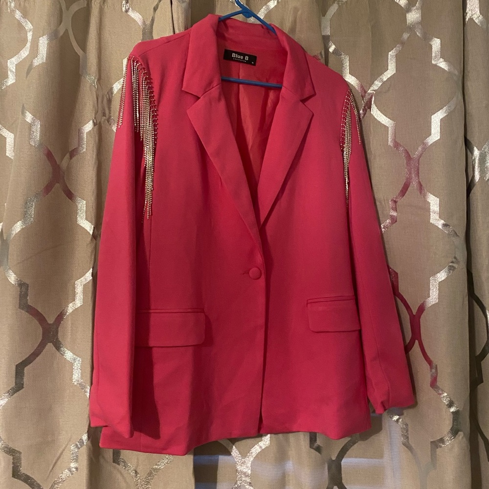 Pink Sparkly Blazer